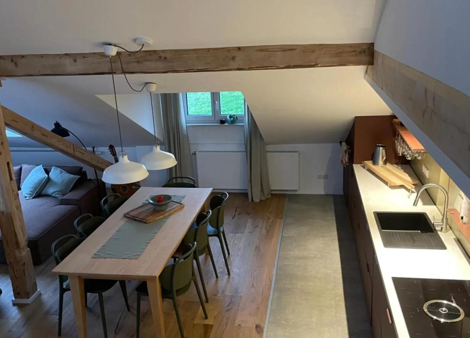 公寓 Albis-Winkel Ferienapartments 苏尔茨贝格